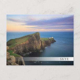 Carte Postale Phare de Neist Point sur Skye au coucher du soleil