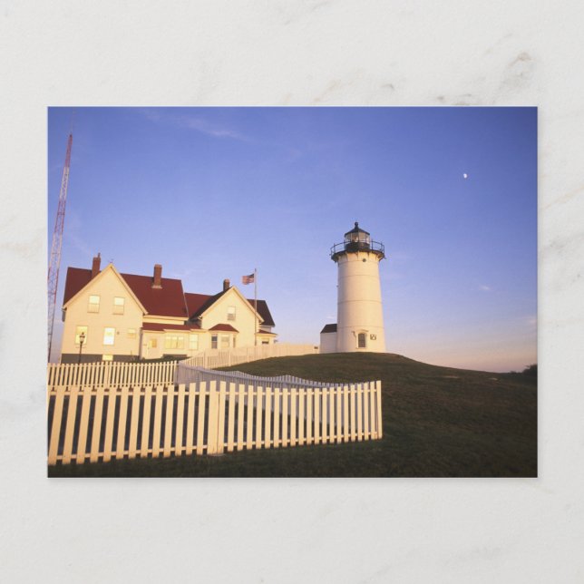 Carte Postale Phare de Nobska, Woods Hole, Massachusetts (Devant)