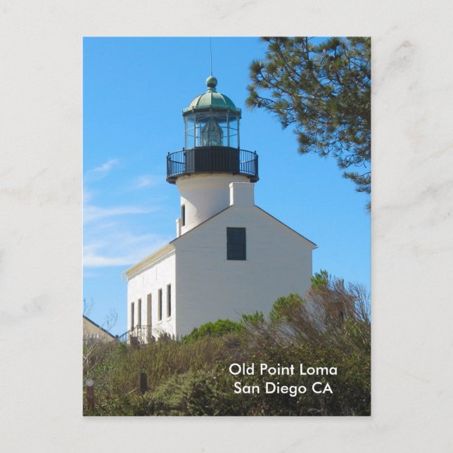 Carte Postale Phare de Old Point Loma (Devant)
