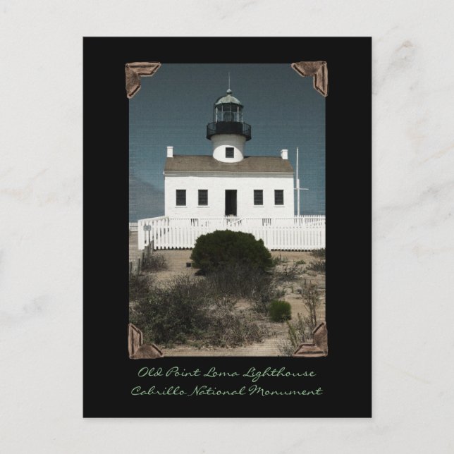Carte Postale Phare de Old Point Loma (Devant)