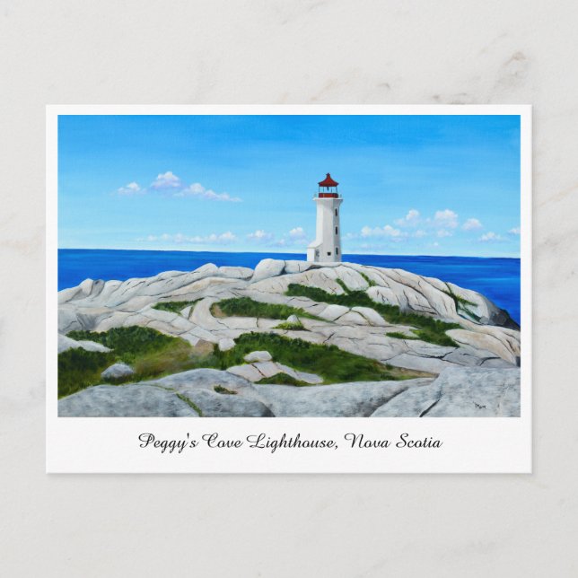 Carte Postale Phare de Peggy's Cove (Devant)