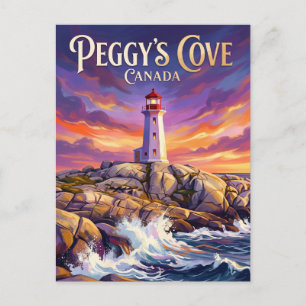Carte Postale Phare de Peggy's Cove Canada