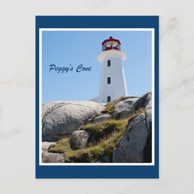 Carte Postale Phare de Peggy's Cove (couleur) (Devant)