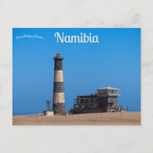 Carte Postale Phare de Pelican Point Walvis Bay Namibie