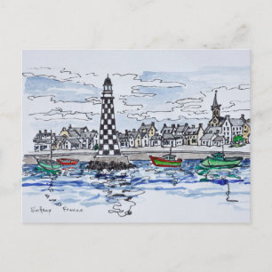 Carte Postale Phare de Perdrix, Loctudy   Bretagne, France