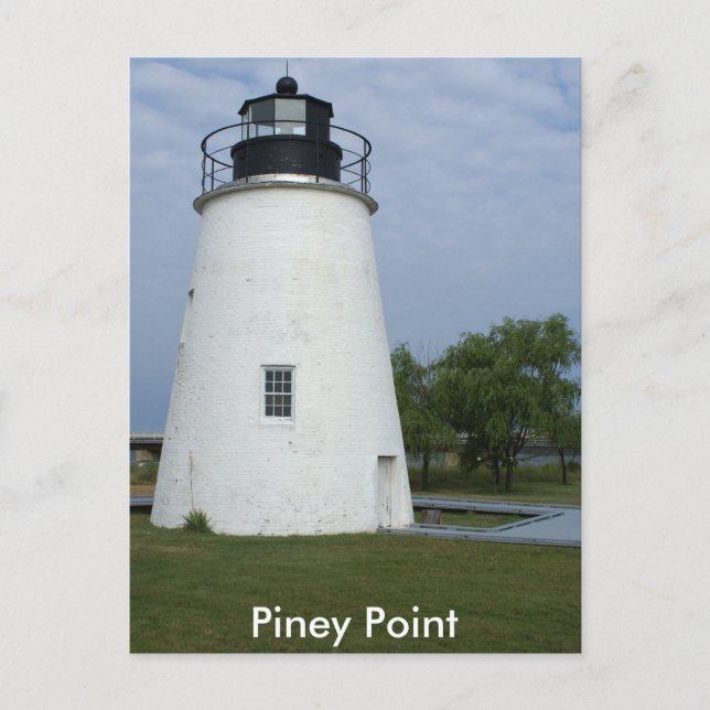 Carte Postale Phare de Piney Point (Devant)
