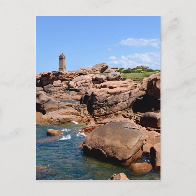 Carte Postale Phare de Ploumanac'h en France (Devant)