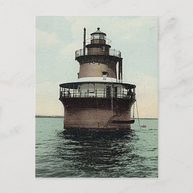 Carte Postale Phare de Plum Beach (Devant)