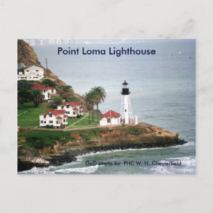 Carte Postale Phare de Point Loma / San Diego, Californie