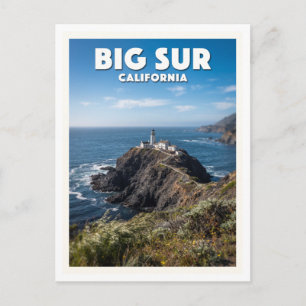 Carte Postale Phare de Point Sur Big Sur Californie Voyage