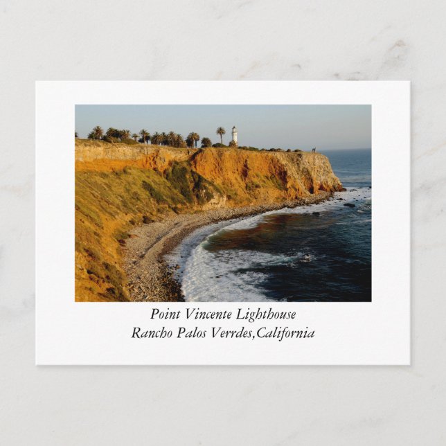 Carte Postale Phare de Point Vincente (Devant)