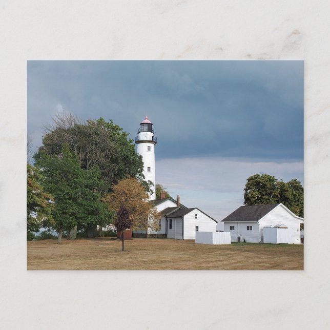 Carte Postale Phare de Pointe aux Barques (Devant)