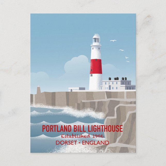 Carte Postale Phare de Portland Bill (Devant)