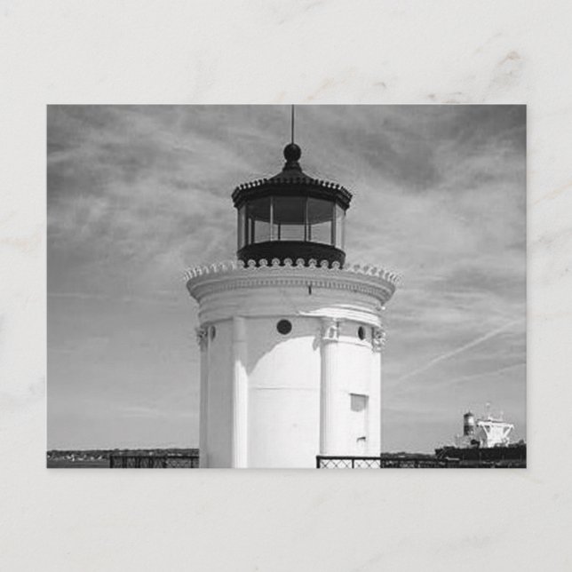 Carte Postale Phare de Portland Breakwater (Devant)