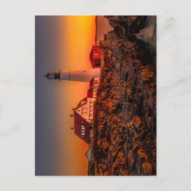 Carte Postale Phare de Portland Head (Devant)