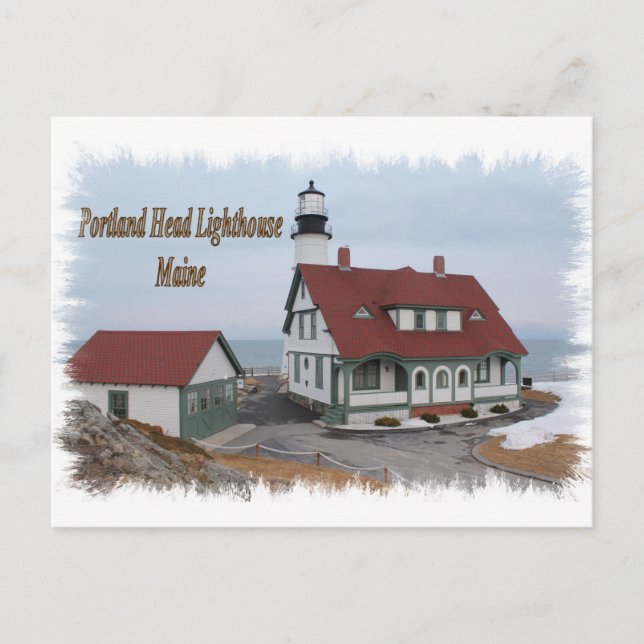 Carte Postale Phare de Portland Head - Maine (Devant)