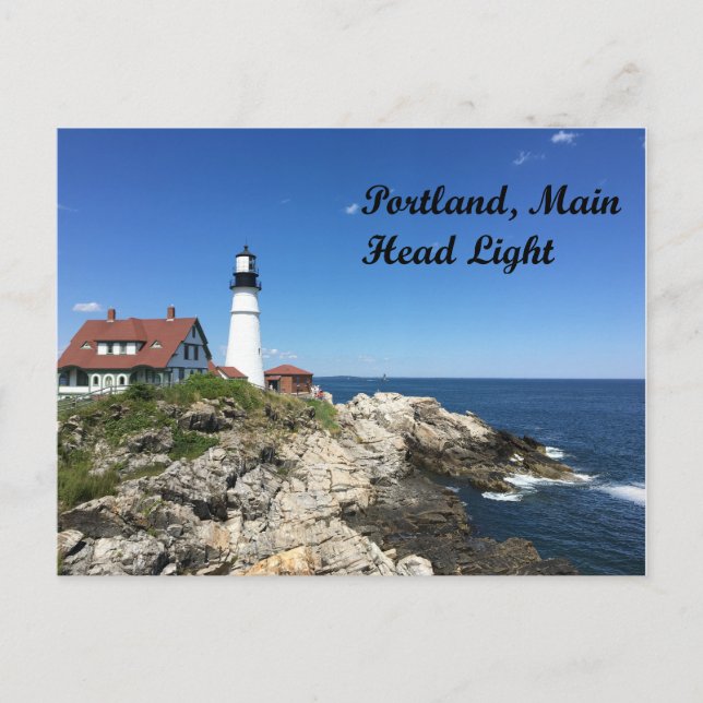 Carte Postale Phare de Portland Main Head 2017 (Devant)