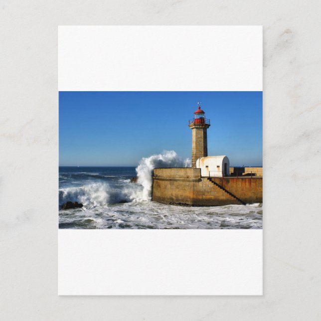 Carte Postale Phare de Porto (Devant)