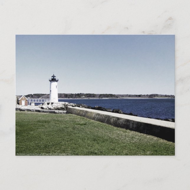 Carte Postale Phare de Portsmouth (Devant)