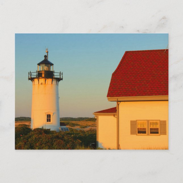 Carte Postale Phare de Race Point cap Cod (Devant)