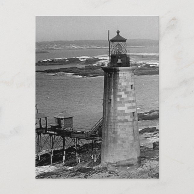 Carte Postale Phare de Ram Island Ledge (Devant)