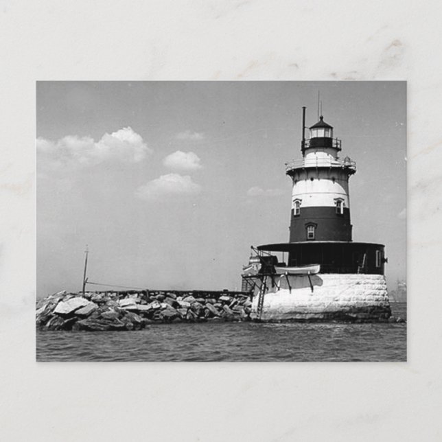 Carte Postale Phare de Robbins Reef (Devant)