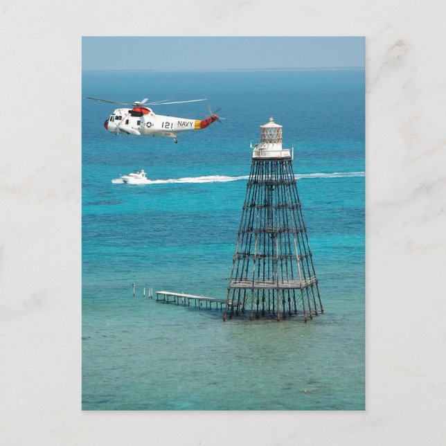 Carte Postale Phare de Sand Key (Devant)
