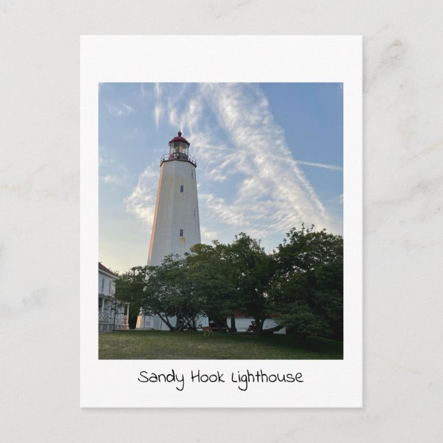 Carte Postale Phare de Sandy Hook (Devant)