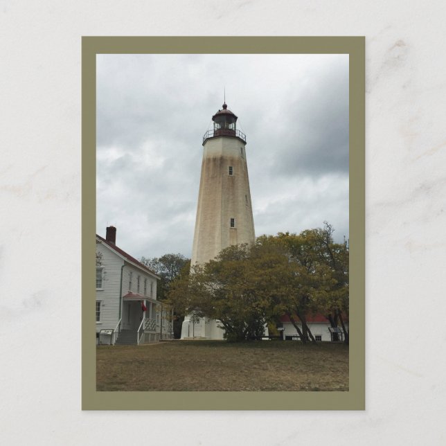 Carte Postale Phare de Sandy Hook (Devant)