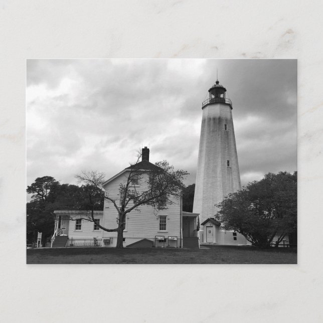 Carte Postale Phare de Sandy Hook (Devant)