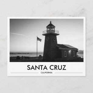 Carte Postale Phare de Santa Cruz Idée cadeau départ UCSC