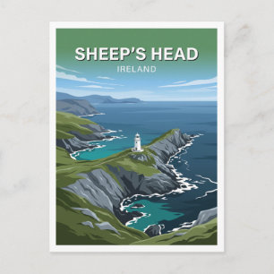 Carte Postale Phare de Sheep's Head Bantry Irlande
