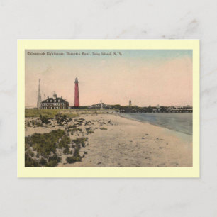 Carte Postale Phare de Shinnecock, Long Island Vintage