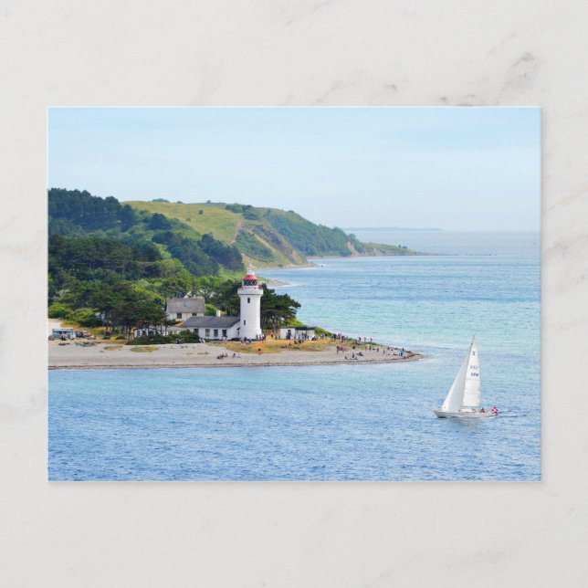 Carte Postale Phare de Sletterhage, Danemark (Devant)