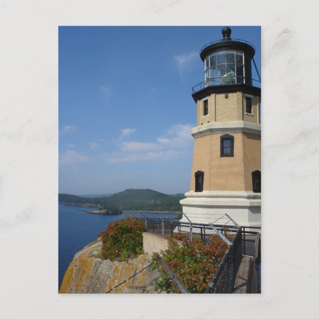 Carte Postale Phare de Split Rock (Devant)