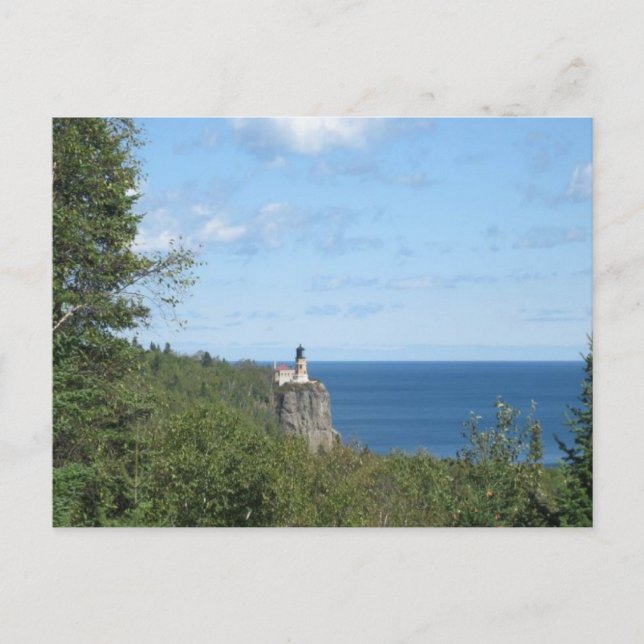 Carte Postale Phare De Split Rock-Deux Ports Mn. (Devant)