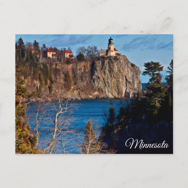 Carte Postale Phare de Split Rock Minnesota Puzzle (Devant)