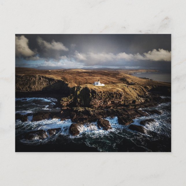 Carte Postale Phare de Stoer, Lairg, Royaume-Uni (Devant)