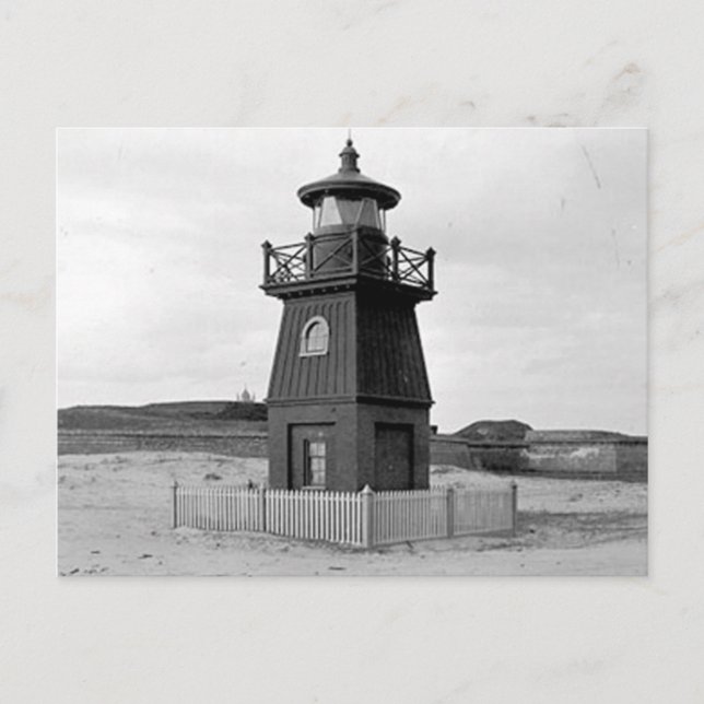 Carte Postale Phare de Sullivan Island Range (Devant)