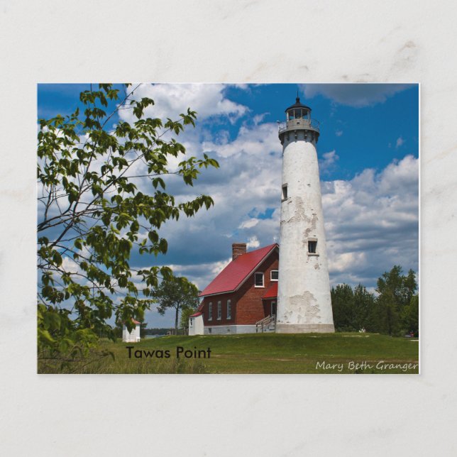 Carte Postale Phare de Tawas Point (Devant)