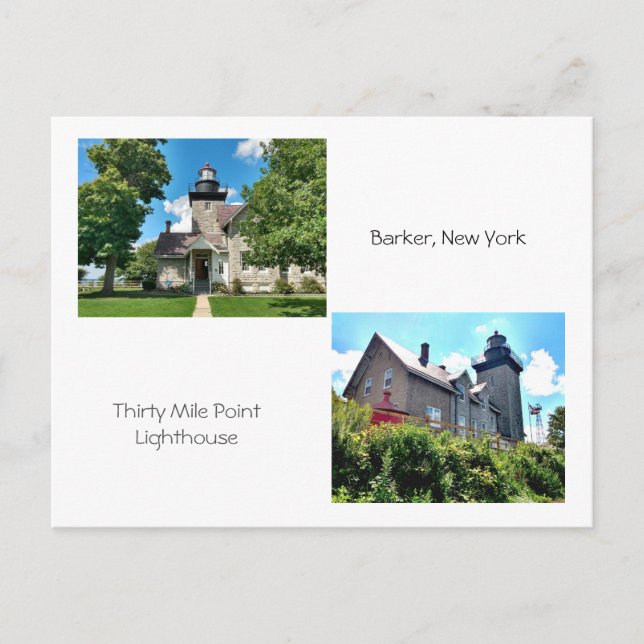 Carte Postale Phare de Thirty Mile Point Lighthouse 2 (Devant)