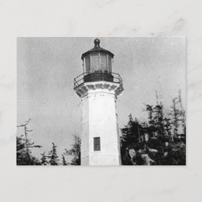 Carte Postale Phare de Tree Point (Devant)