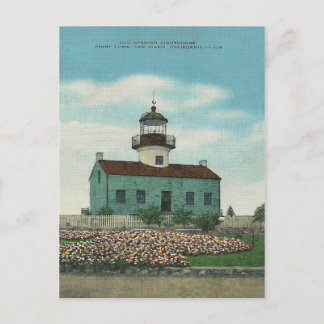 Carte Postale Phare de vintage Point Loma San Diego Californie