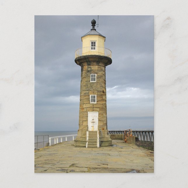 Carte Postale Phare de Whitby (Devant)
