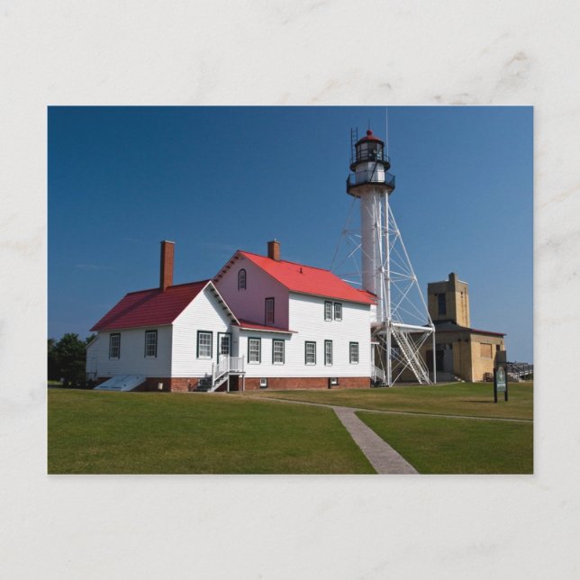 Carte Postale Phare de Whitefish Point (Devant)