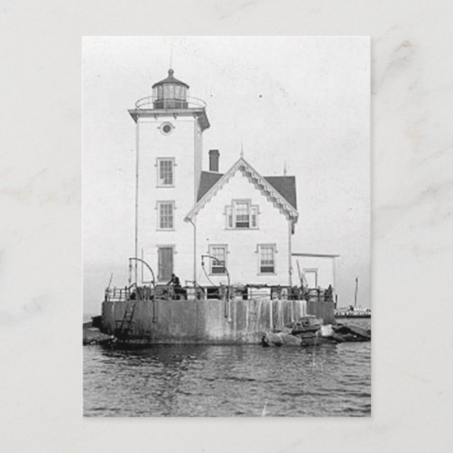 Carte Postale Phare de Wickford Harbour (Devant)