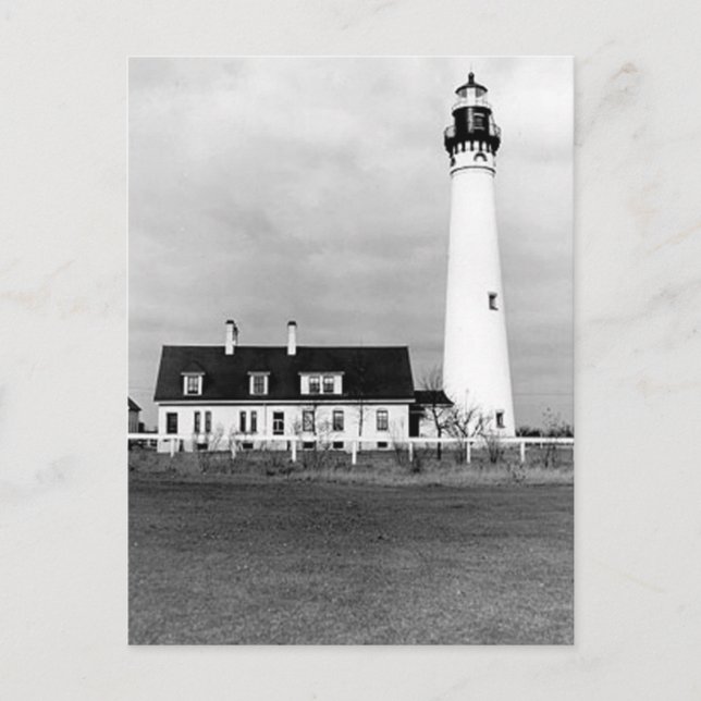 Carte Postale Phare de Wind Point (Devant)