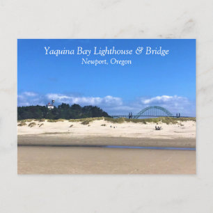 Carte Postale Phare de Yaquina Bay, Newport, Oregon