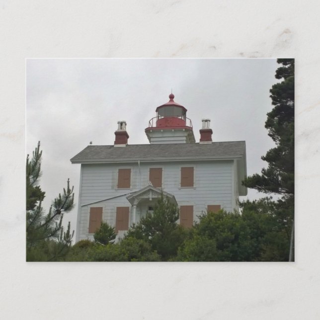 Carte Postale Phare de Yaquina Bay, OU (Devant)