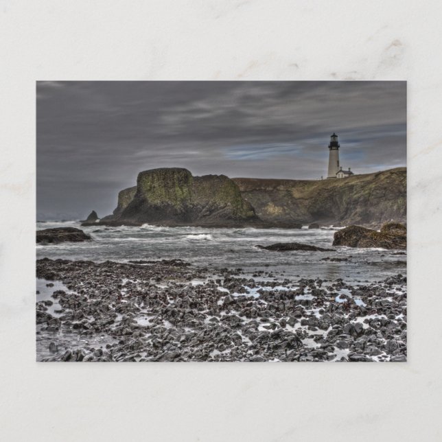 Carte Postale Phare de Yaquina Head (Devant)